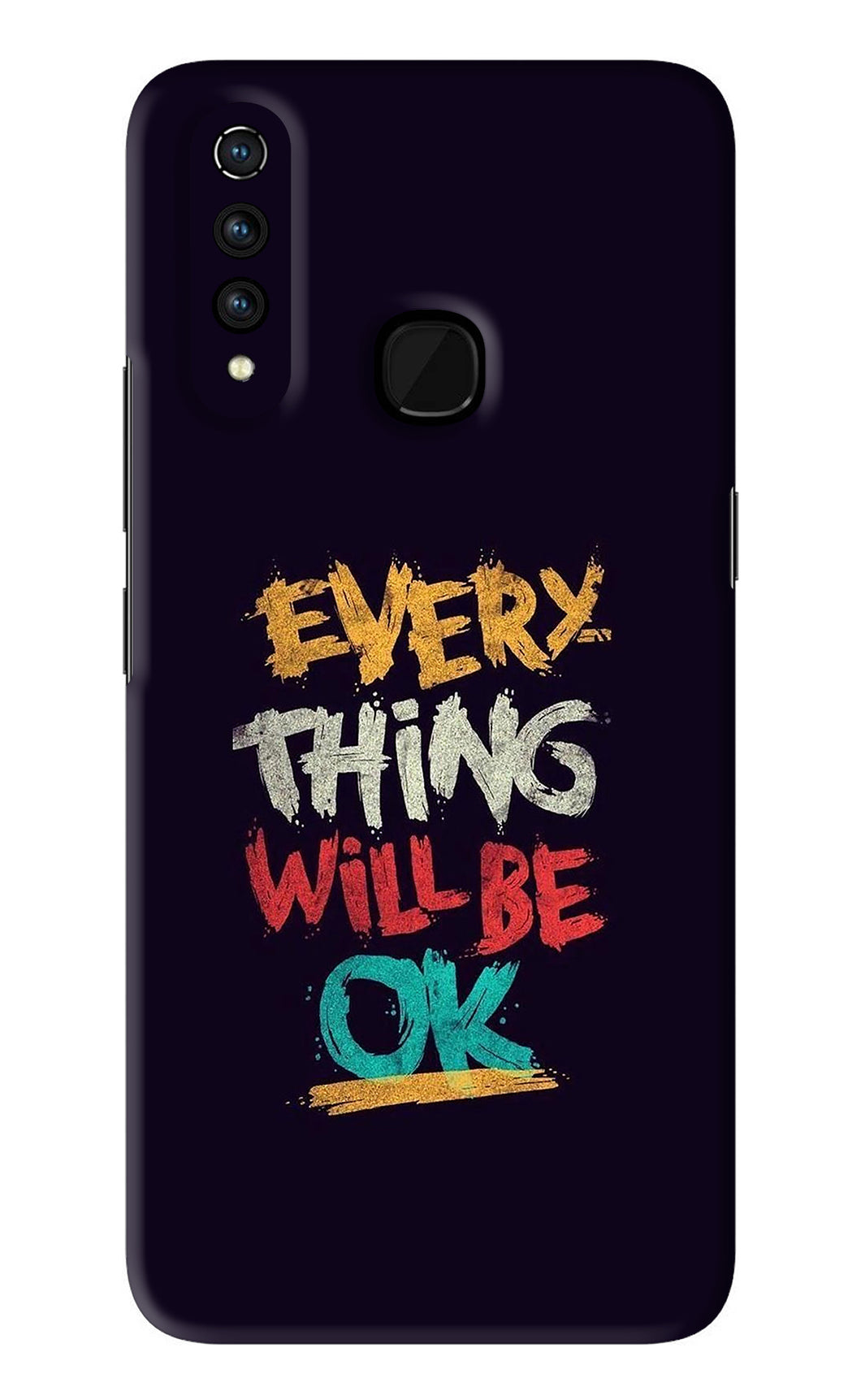 Everything Will Be Ok Vivo Z1 Pro Back Skin Wrap