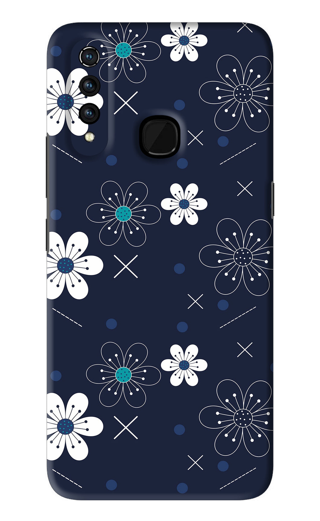 Flowers 4 Vivo Z1 Pro Back Skin Wrap