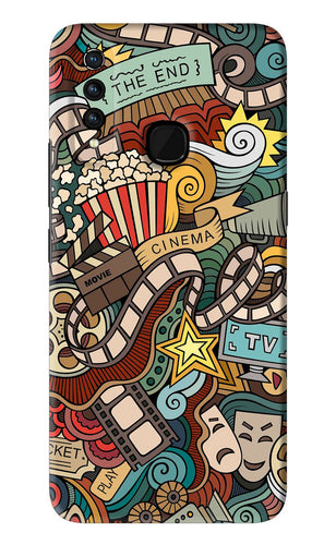 Cinema Abstract Vivo Z1 Pro Back Skin Wrap