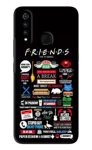 FRIENDS Vivo Z1 Pro Back Skin Wrap
