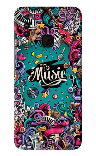Music Graffiti Vivo Z1 Pro Back Skin Wrap