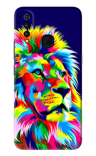 Vector Art Lion Vivo Z1 Pro Back Skin Wrap