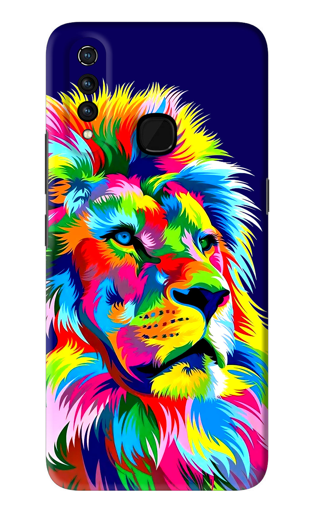 Vector Art Lion Vivo Z1 Pro Back Skin Wrap