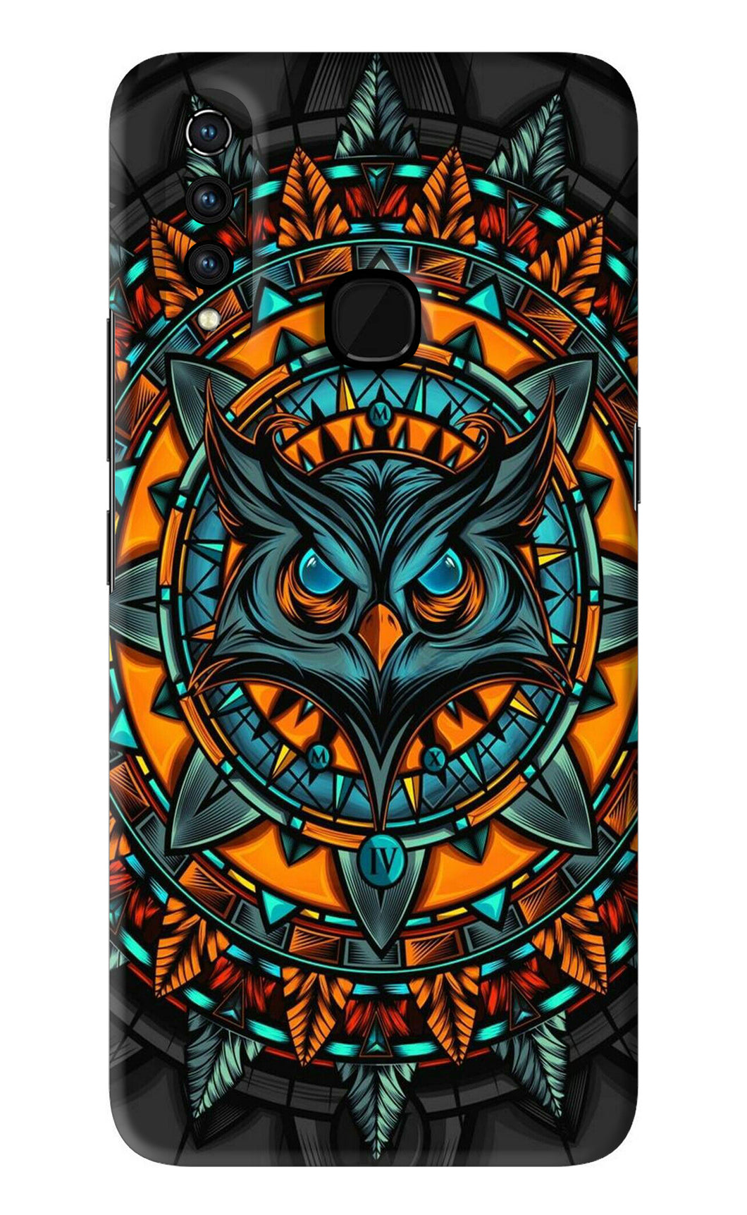 Angry Owl Art Vivo Z1 Pro Back Skin Wrap
