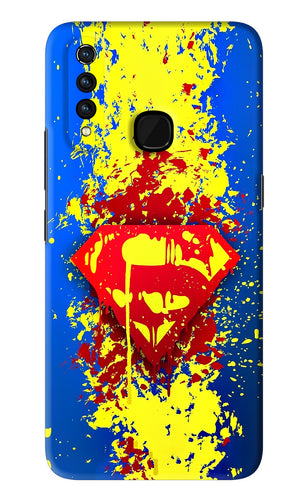 Superman logo Vivo Z1 Pro Back Skin Wrap