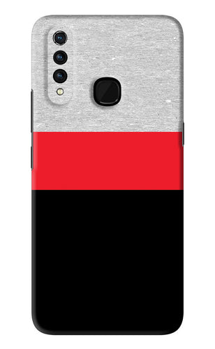 Tri Color Pattern Vivo Z1 Pro Back Skin Wrap