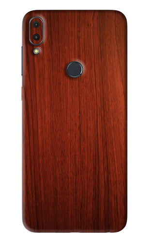 Wooden Plain Pattern Asus Zenfone Max Pro M1 Back Skin Wrap