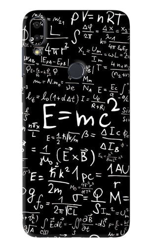 Physics Albert Einstein Formula Asus Zenfone Max Pro M1 Back Skin Wrap