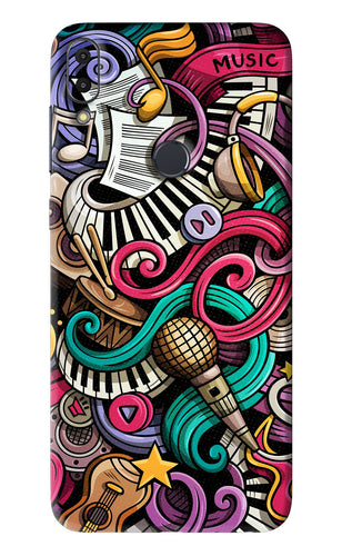 Music Abstract Asus Zenfone Max Pro M1 Back Skin Wrap