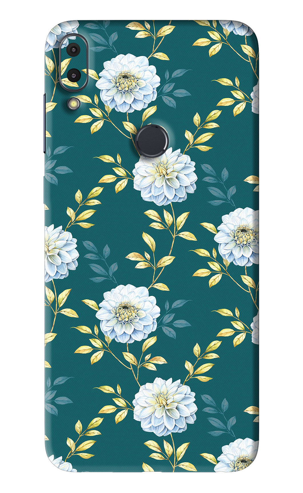 Flowers 5 Asus Zenfone Max Pro M1 Back Skin Wrap