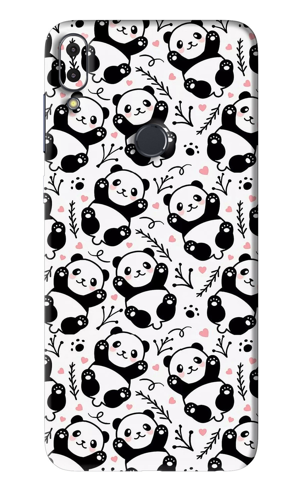 Cute Panda Asus Zenfone Max Pro M1 Back Skin Wrap