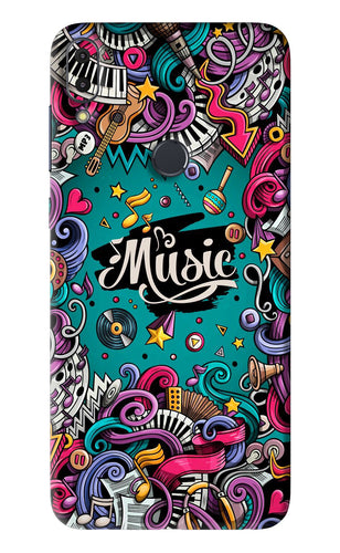 Music Graffiti Asus Zenfone Max Pro M1 Back Skin Wrap