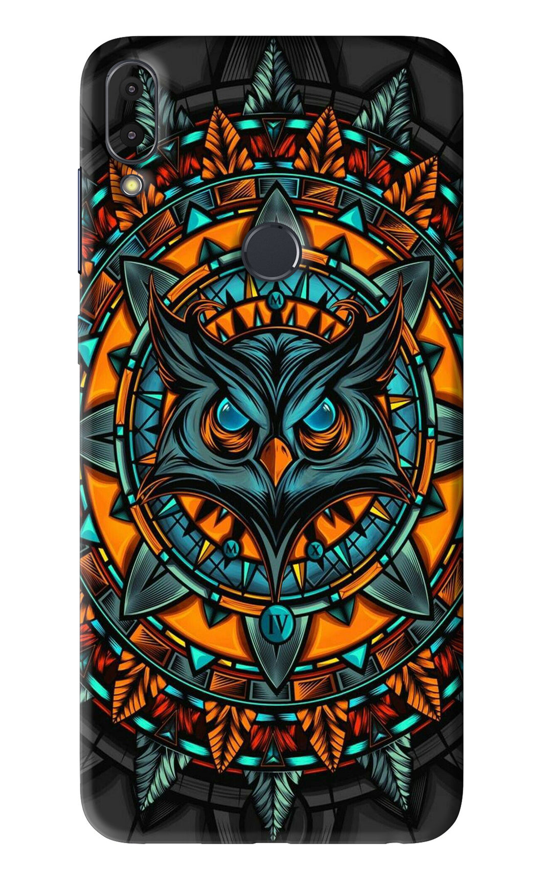 Angry Owl Art Asus Zenfone Max Pro M1 Back Skin Wrap