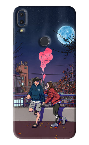Chilling Couple Asus Zenfone Max Pro M1 Back Skin Wrap