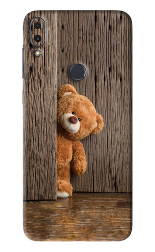 Teddy Wooden Asus Zenfone Max Pro M1 Back Skin Wrap