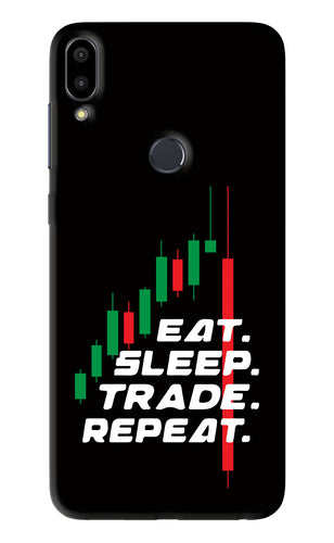 Eat Sleep Trade Repeat Asus Zenfone Max Pro M1 Back Skin Wrap