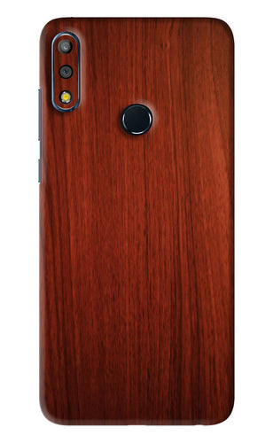 Wooden Plain Pattern Asus Zenfone Max Pro M2 Back Skin Wrap