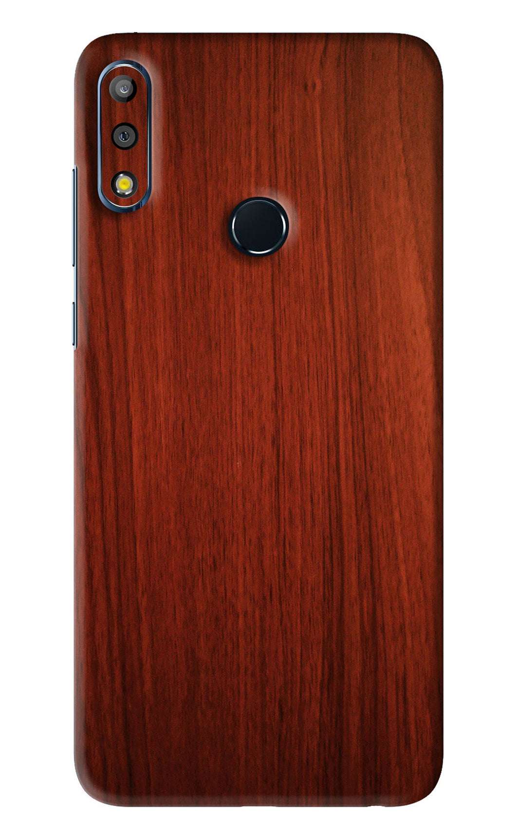 Wooden Plain Pattern Asus Zenfone Max Pro M2 Back Skin Wrap