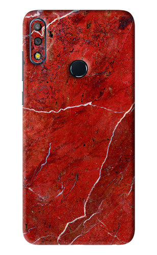 Red Marble Design Asus Zenfone Max Pro M2 Back Skin Wrap