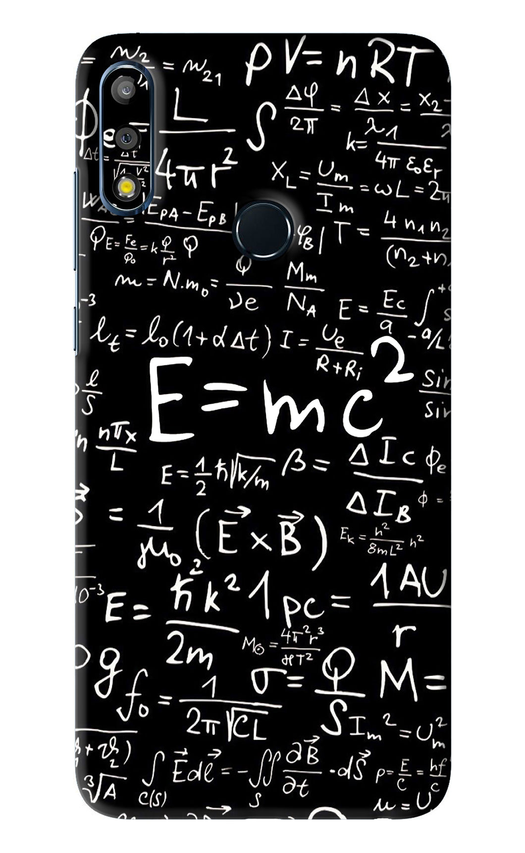 Physics Albert Einstein Formula Asus Zenfone Max Pro M2 Back Skin Wrap