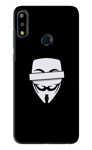 Anonymous Face Asus Zenfone Max Pro M2 Back Skin Wrap