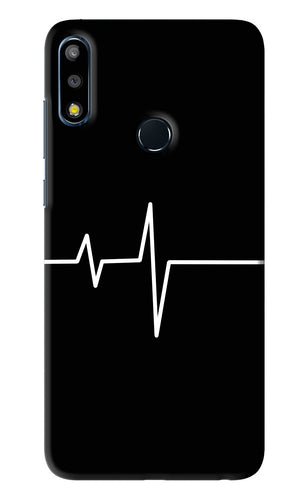 Heart Beats Asus Zenfone Max Pro M2 Back Skin Wrap