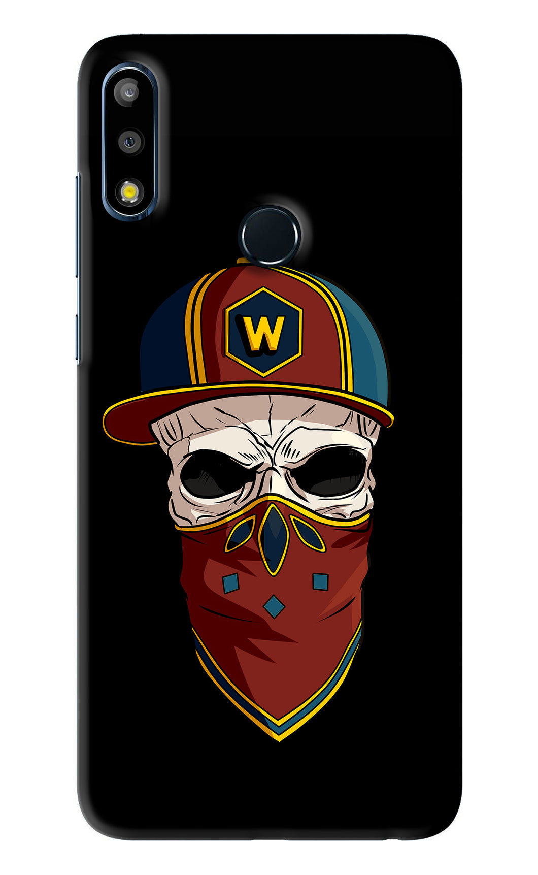 Skull Asus Zenfone Max Pro M2 Back Skin Wrap