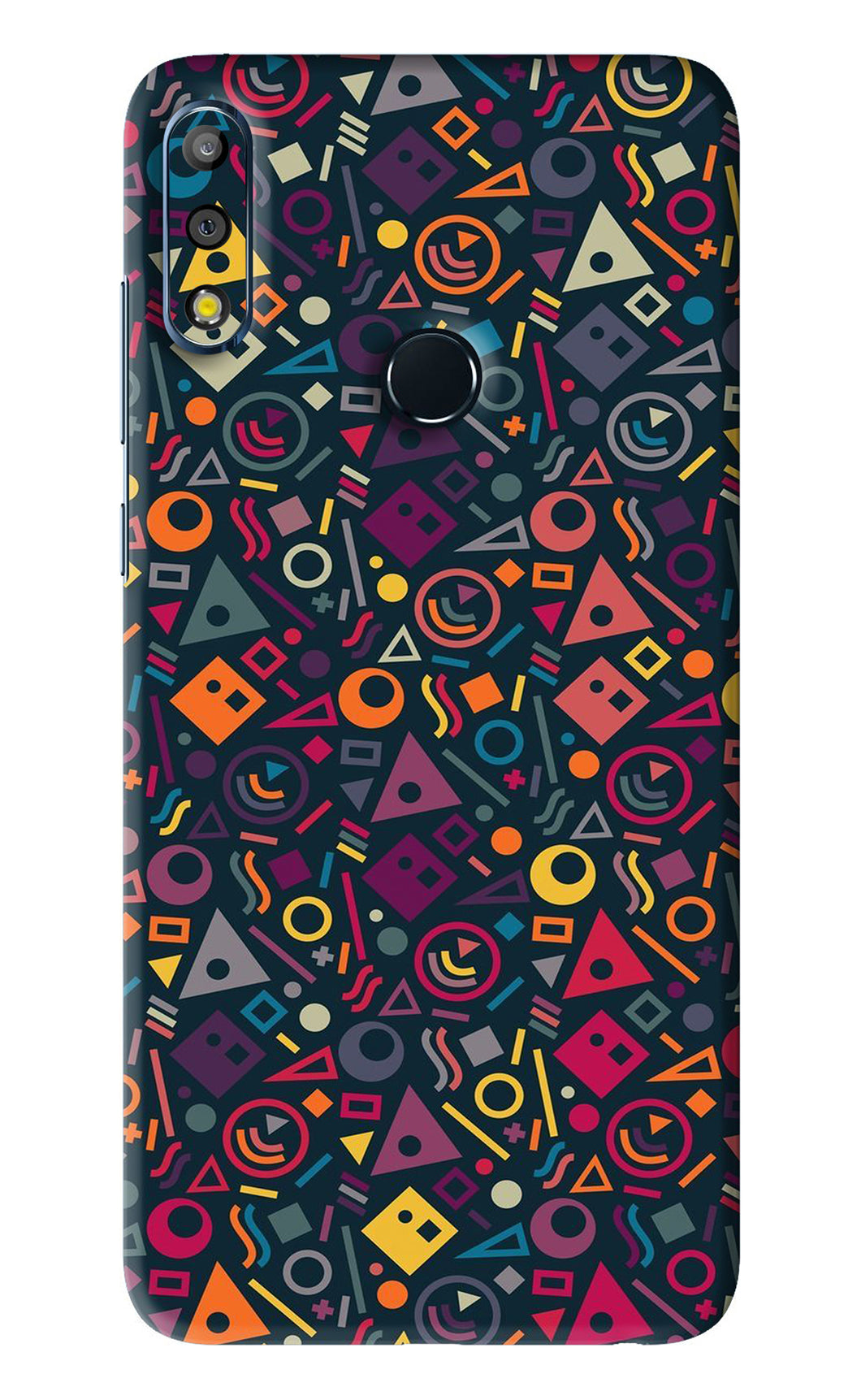 Geometric Abstract Asus Zenfone Max Pro M2 Back Skin Wrap