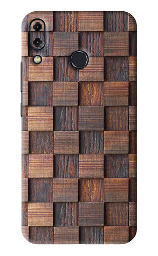 Wooden Cube Design Asus Zenfone 5Z Back Skin Wrap