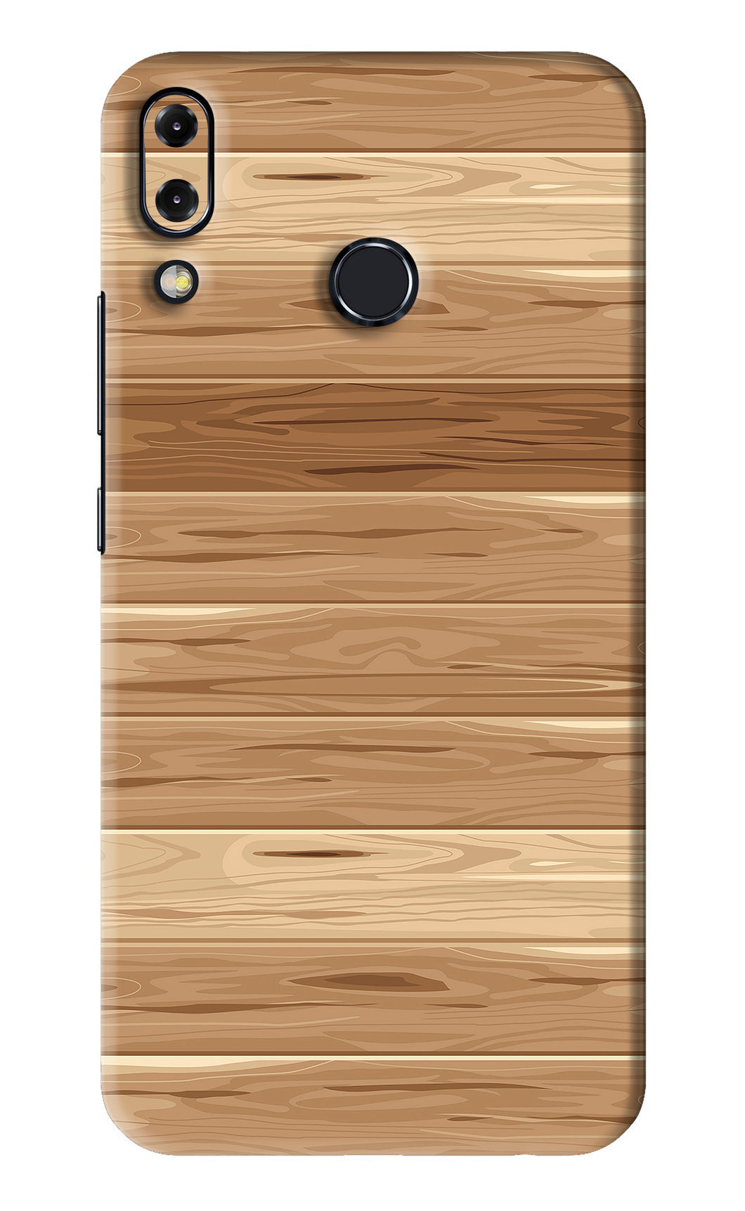 Wooden Vector Asus Zenfone 5Z Back Skin Wrap