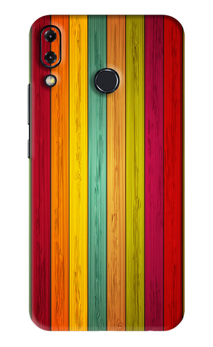 Multicolor Wooden Asus Zenfone 5Z Back Skin Wrap