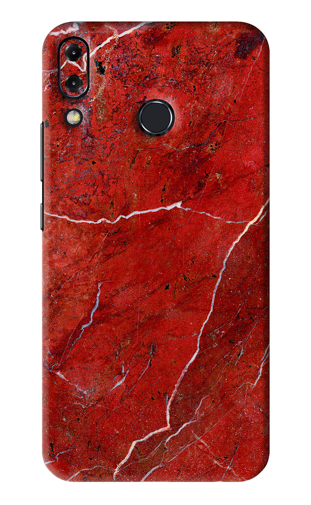 Red Marble Design Asus Zenfone 5Z Back Skin Wrap