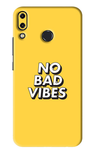 No Bad Vibes Asus Zenfone 5Z Back Skin Wrap
