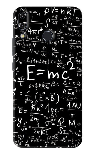 Physics Albert Einstein Formula Asus Zenfone 5Z Back Skin Wrap