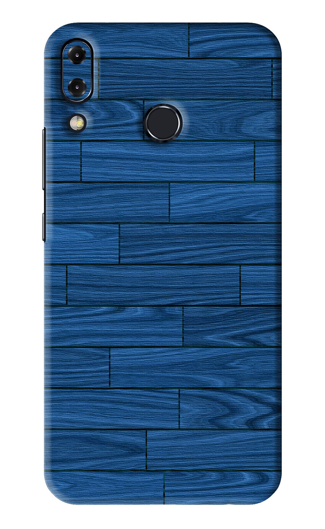 Blue Wooden Texture Asus Zenfone 5Z Back Skin Wrap
