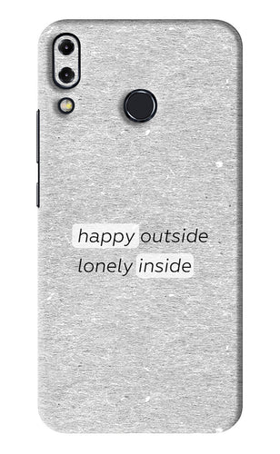Happy Outside Lonely Inside Asus Zenfone 5Z Back Skin Wrap