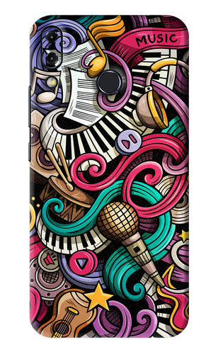 Music Abstract Asus Zenfone 5Z Back Skin Wrap