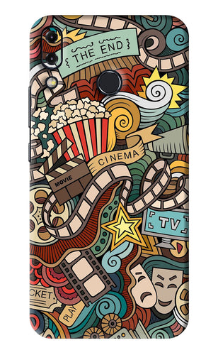 Cinema Abstract Asus Zenfone 5Z Back Skin Wrap