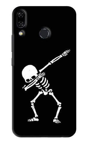 Dabbing Skeleton Art Asus Zenfone 5Z Back Skin Wrap