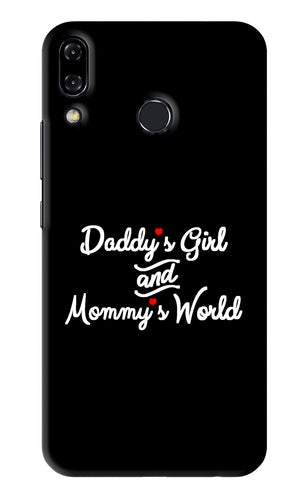 Daddy's Girl and Mommy's World Asus Zenfone 5Z Back Skin Wrap