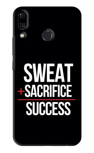 Sweat Sacrifice Success Asus Zenfone 5Z Back Skin Wrap