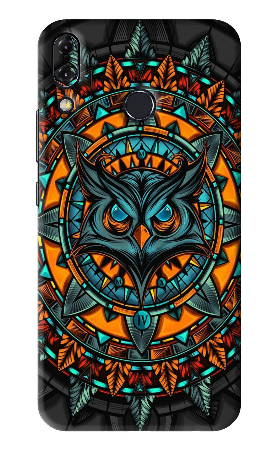 Angry Owl Art Asus Zenfone 5Z Back Skin Wrap