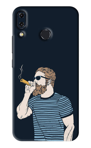 Smoking Asus Zenfone 5Z Back Skin Wrap