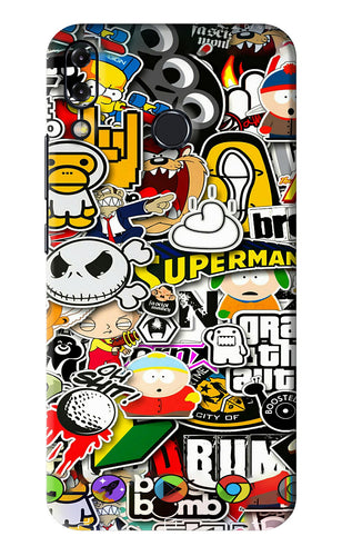 Sticker Bomb Asus Zenfone 5Z Back Skin Wrap