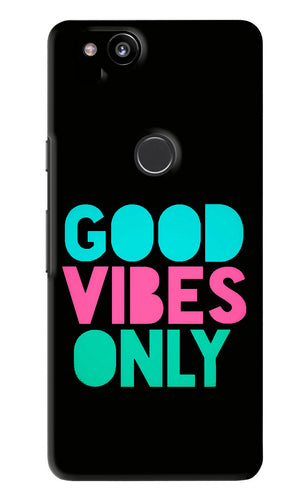 Quote Good Vibes Only Google Pixel 2 Back Skin Wrap
