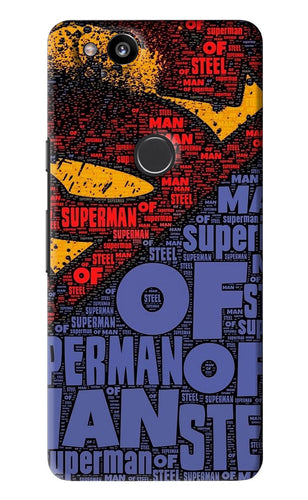 Superman Google Pixel 2 Back Skin Wrap