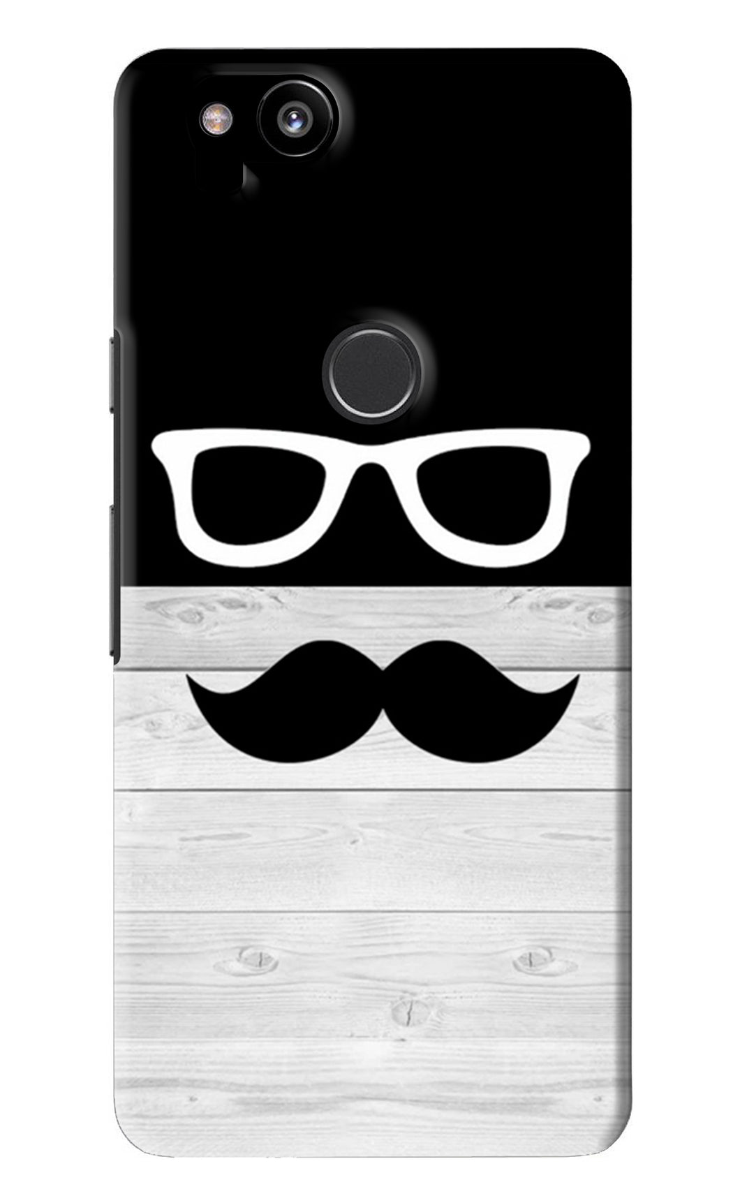 Mustache Google Pixel 2 Back Skin Wrap