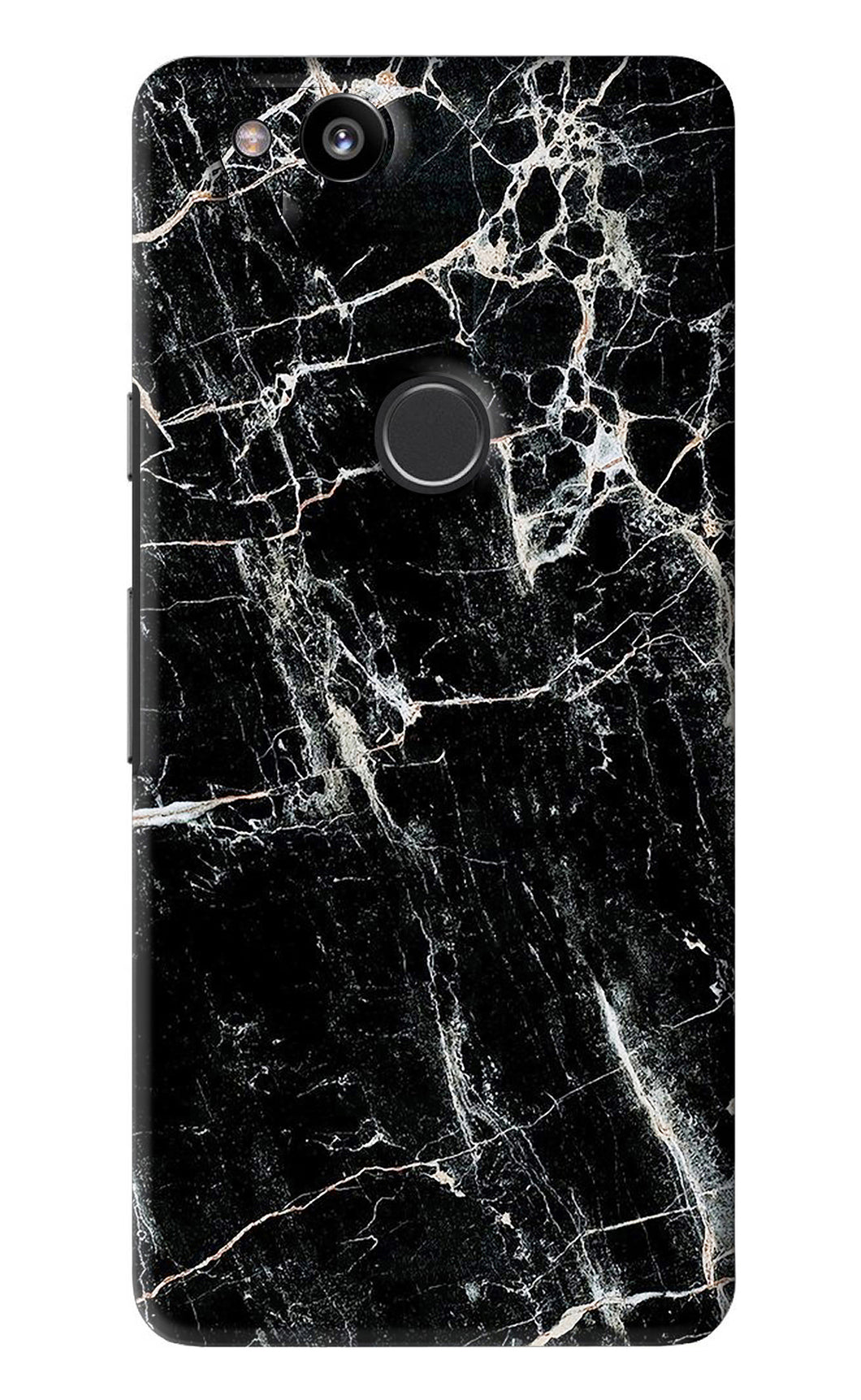 Black Marble Texture 1 Google Pixel 2 Back Skin Wrap