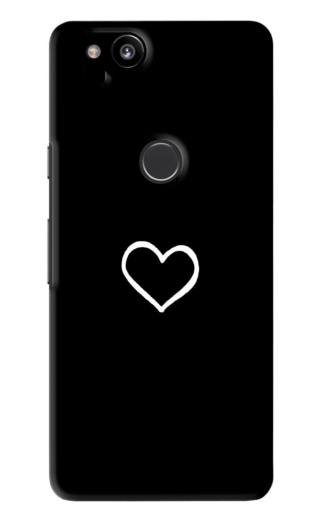 Heart Google Pixel 2 Back Skin Wrap
