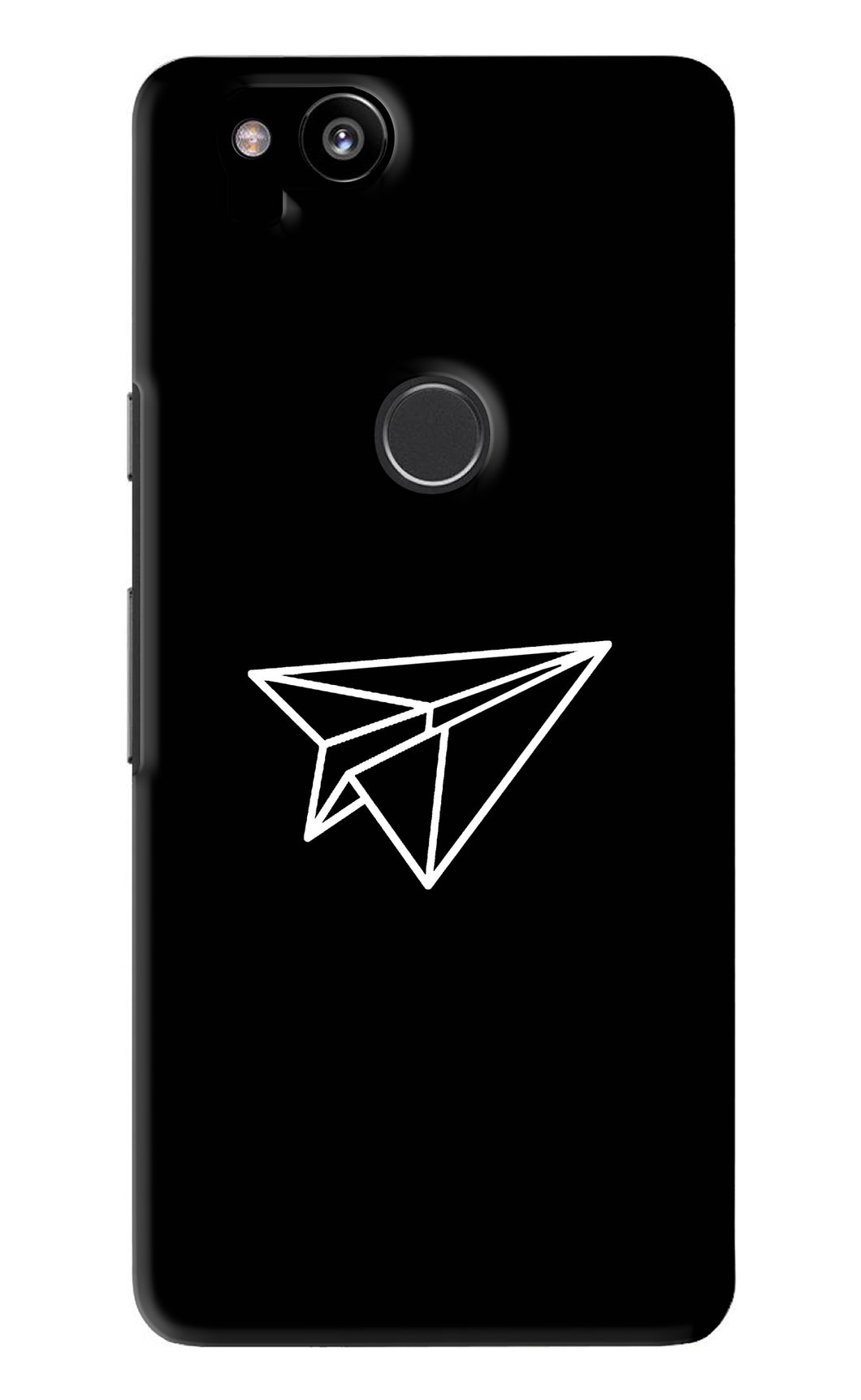 Paper Plane White Google Pixel 2 Back Skin Wrap